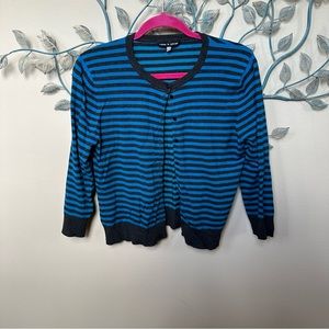 ❤️Cable & Gauge striped cardigan Large EUC CLEARANCE